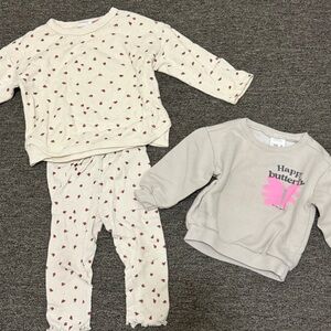 Zara size 12-18 set and sweater